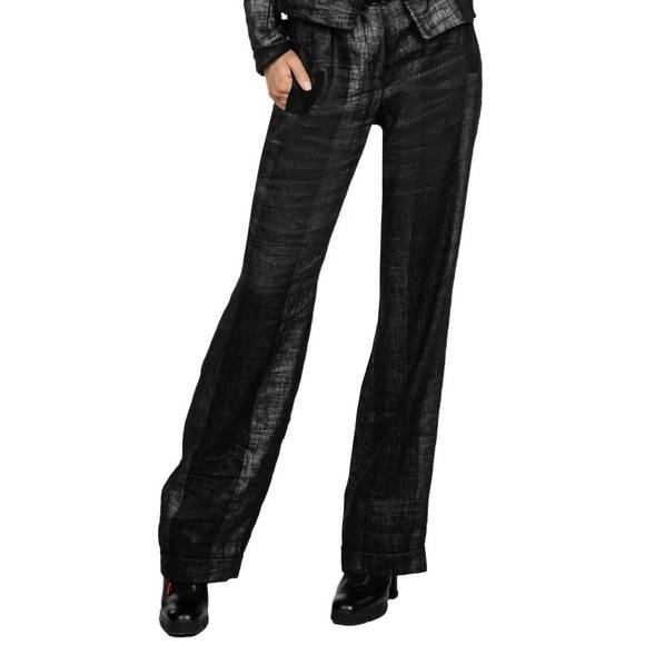 NEW BEATE HEYMANN trousers linen in anthrazi